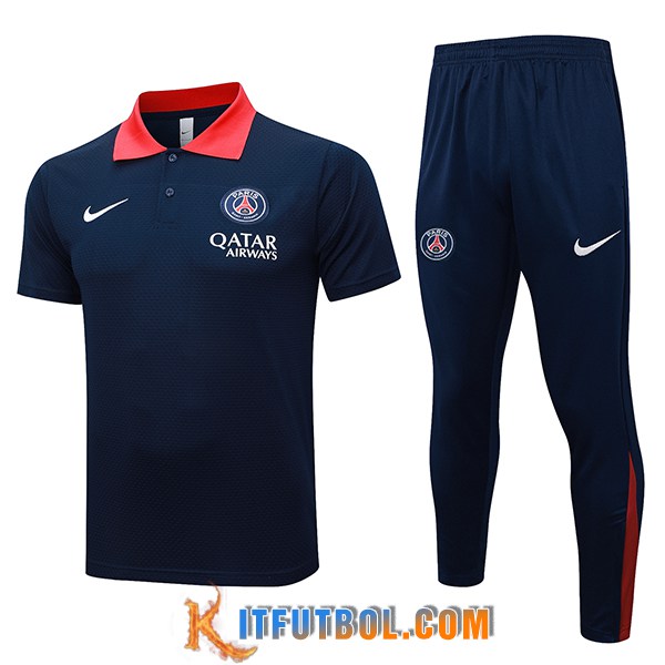 Camiseta Polo PSG Azul marino 2025/2026