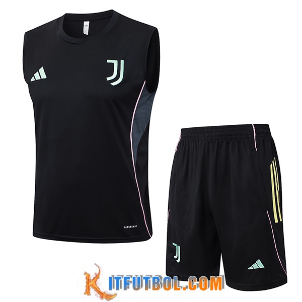 Camiseta Entrenamiento sin mangas Juventus Negro 2025/2026