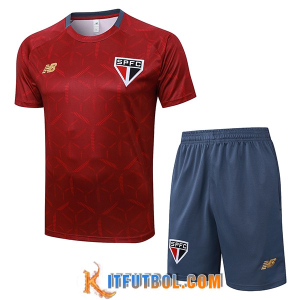 Camiseta Entrenamiento Sao Paulo FC Rojo 2025/2026
