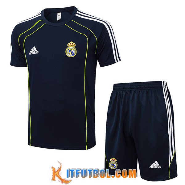Camiseta Entrenamiento Real Madrid Negro/Verde 2025/2026 -02