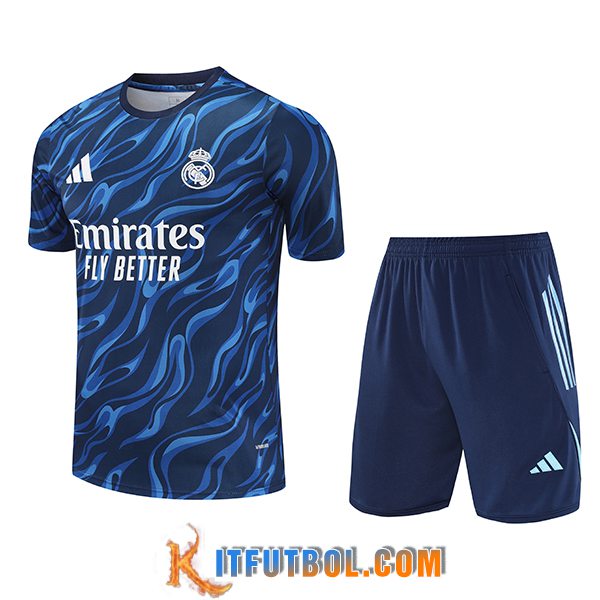 Camiseta Entrenamiento Real Madrid Azul 2025/2026