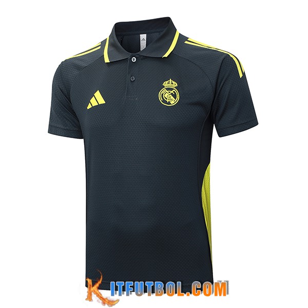 Camiseta Polo Real Madrid Gris Oscuro 2025/2026