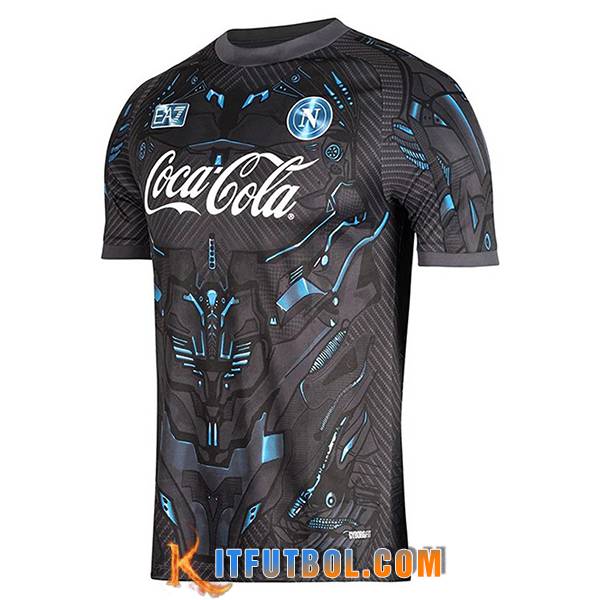 Camiseta Entrenamiento SSC Napoli Negro/Azul 2025/2026