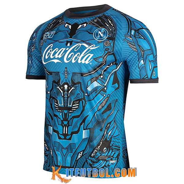 Camiseta Entrenamiento SSC Napoli Azul/Negro 2025/2026