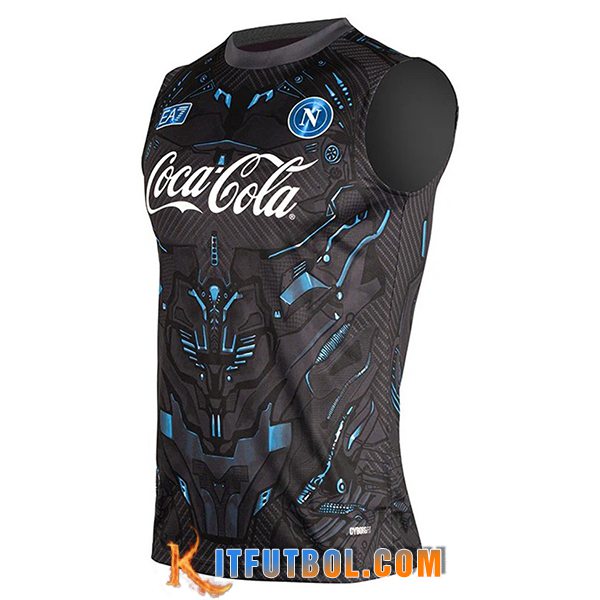 Chalecos De Futbol SSC Napoli Negro/Azul 2025/2026