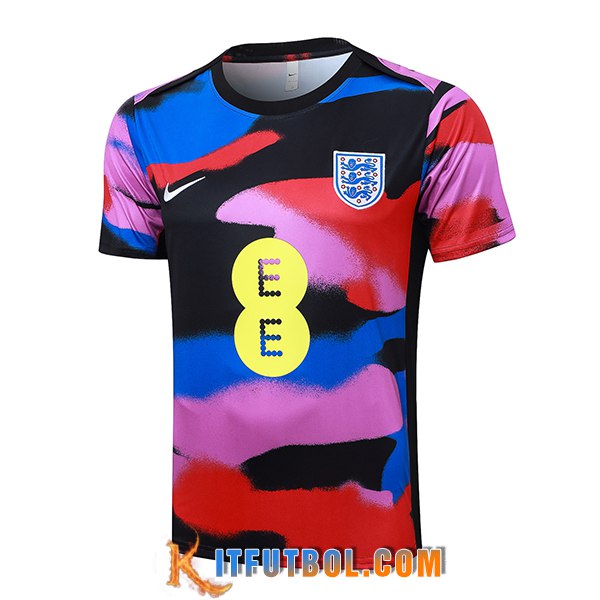 Camiseta Entrenamiento Inglaterra Negro/Rosa/Rojo/Azul 2025/2026