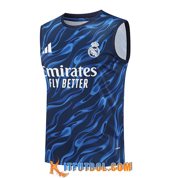 Chalecos De Futbol Real Madrid Azul 2025/2026