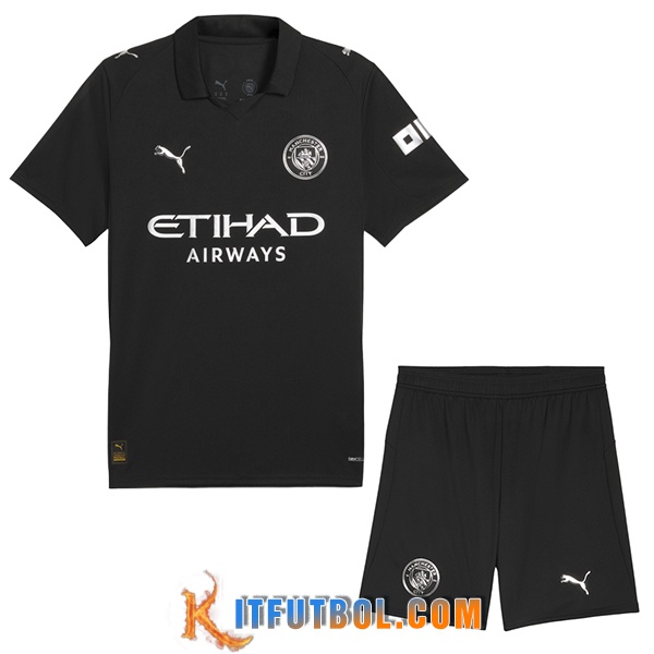 Camisetas Futbol Manchester City Segunda + Cortos 2025/2026