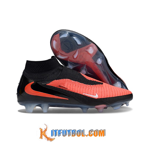 Nike Botas De Fútbol Phantom GX III Elite FG Negro/Naranja