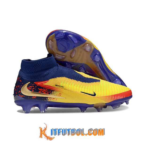 Nike Botas De Fútbol Phantom GX III Elite FG Violeta/Amarillo/Negro/Rojo
