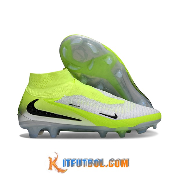 Nike Botas De Fútbol Phantom GX III Elite FG Verde/Gris/Negro
