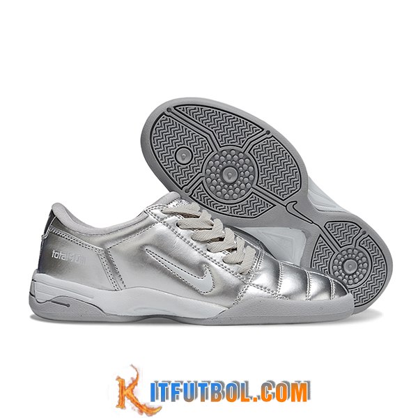 Nike Botas De Fútbol T90 IC Gris -02