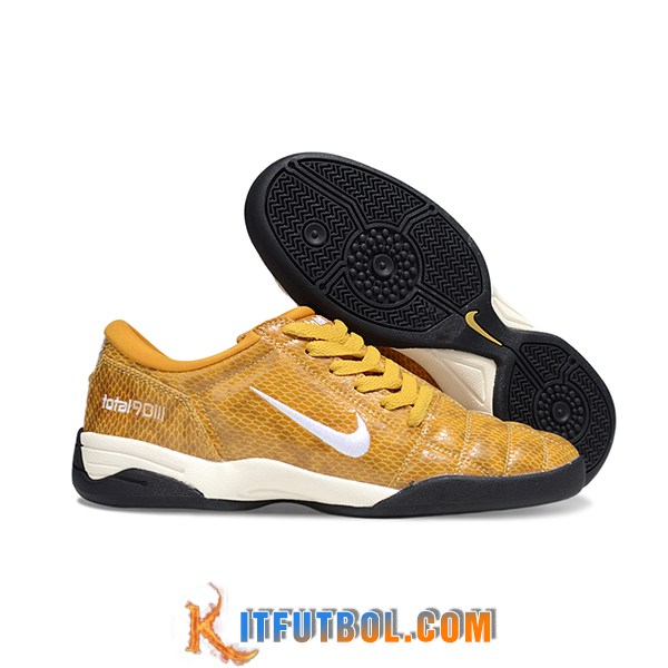 Nike Botas De Fútbol T90 IC Amarillo/Blanco