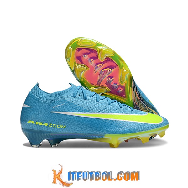 Nike Botas De Fútbol AIR Zoom Mercurial Vapor 16 Elite XXV FG Azul/Verde