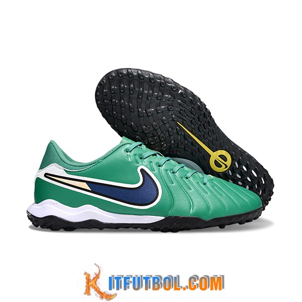 Nike Botas De Fútbol Tiempo Legend X Academy TF Verde/Azul/Blanco