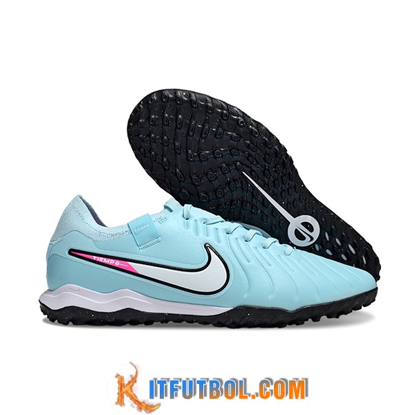 Nike Botas De Fútbol Tiempo Legend X PRO TF Azul/Blanco
