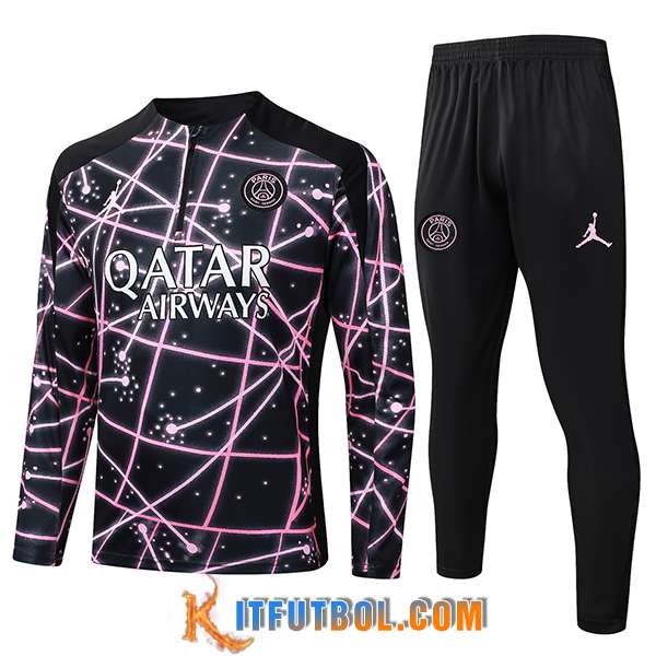 Chandal Equipos De Futbol PSG Negro/Rosa 2025/2026