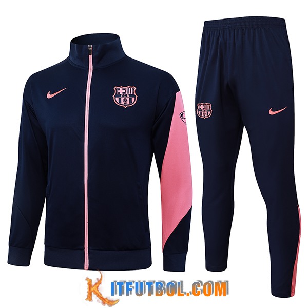 Chandal Equipos De Futbol Chaquetas FC Barcelona Azul/Rosa 2025/2026