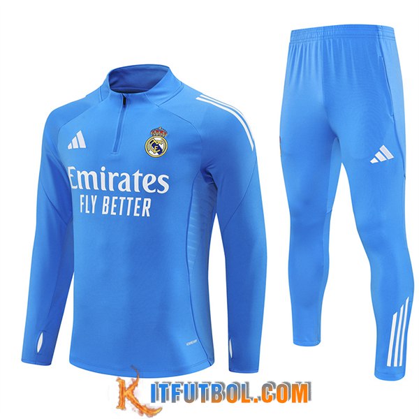 Chandal Equipos De Futbol Real Madrid Azul Claro 2025/2026 -02
