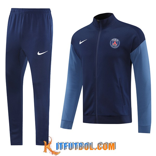 Chandal Equipos De Futbol Chaquetas PSG azul real 2025/2026 -04
