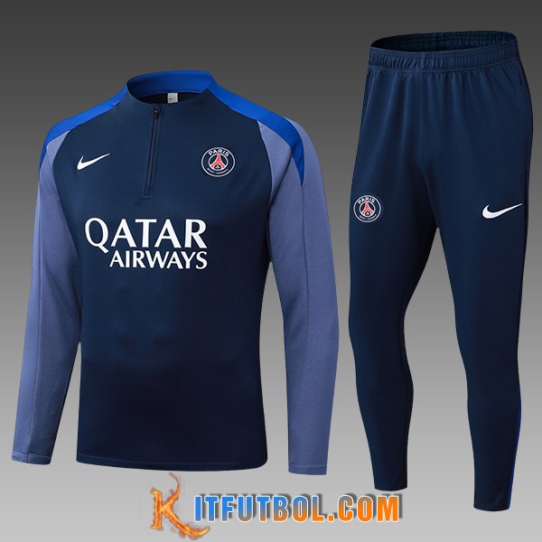 Chandal Equipos De Futbol PSG Ninos Azul/Gris 2025/2026
