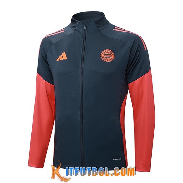 Chaquetas Futbol Bayern Munich Gris/Naranja 2025/2026
