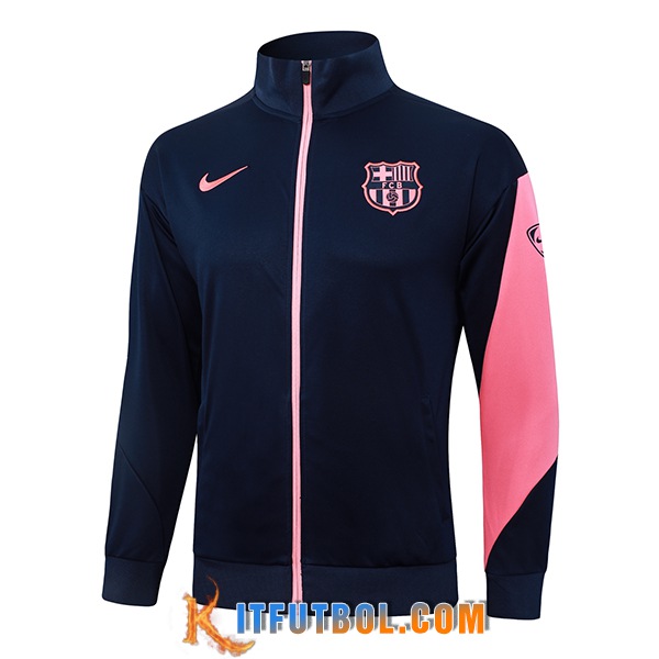 Chaquetas Futbol FC Barcelona Azul/Rosa 2025/2026