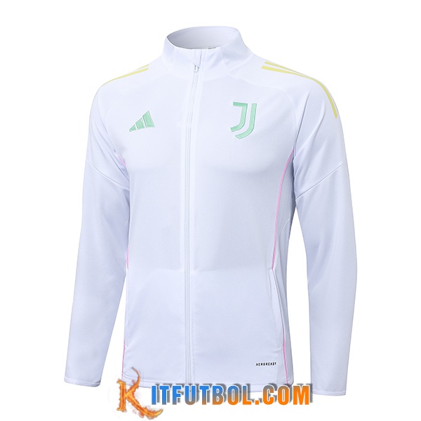 Chaquetas Futbol Juventus Blanco/Amarillo 2025/2026
