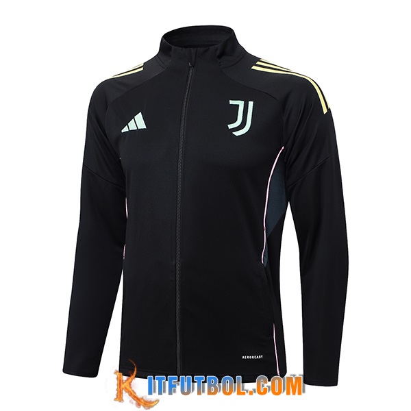 Chaquetas Futbol Juventus Negro/Amarillo 2025/2026