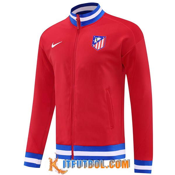 Chaquetas Futbol Atletico Madrid Rojo/Azul/Blanco 2025/2026