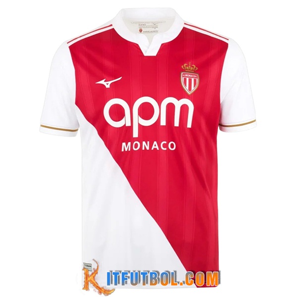 Nueva Camisetas De Futbol AS Monaco Primera 2025/2026