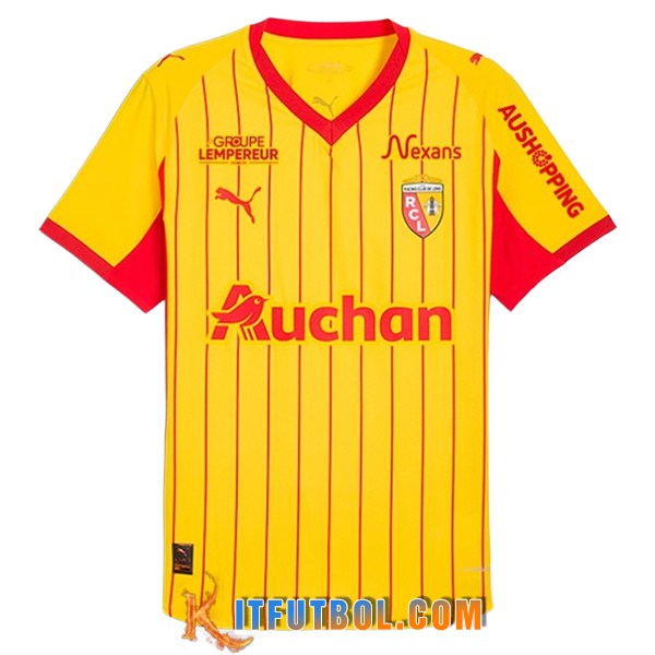 Nueva Camisetas De Futbol RC Lens Primera 2025/2026