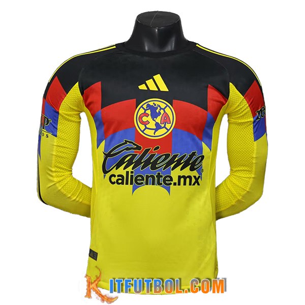 Camisetas De Futbol Club America Primera Manga Largas 2025/2026