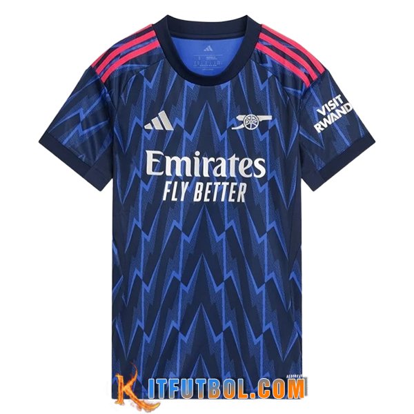 Nueva Camisetas De Futbol Arsenal Mujer Segunda 2025/2026