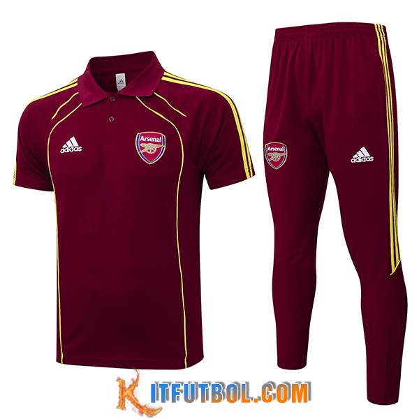 Camiseta Polo Arsenal Rojo/Amarillo 2025/2026
