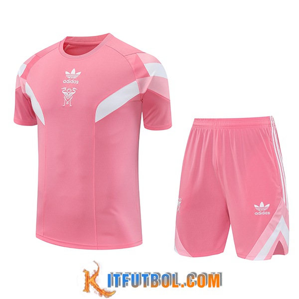 Camiseta Entrenamiento Inter Miami CF Rosa/Blanco 2025/2026