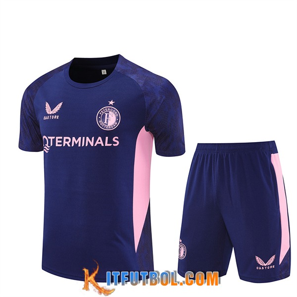 Camiseta Entrenamiento Feyenoord Violeta/Rosa 2025/2026