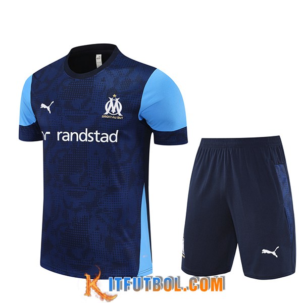Camiseta Entrenamiento sin mangas Marsella azul real 2025/2026 -02