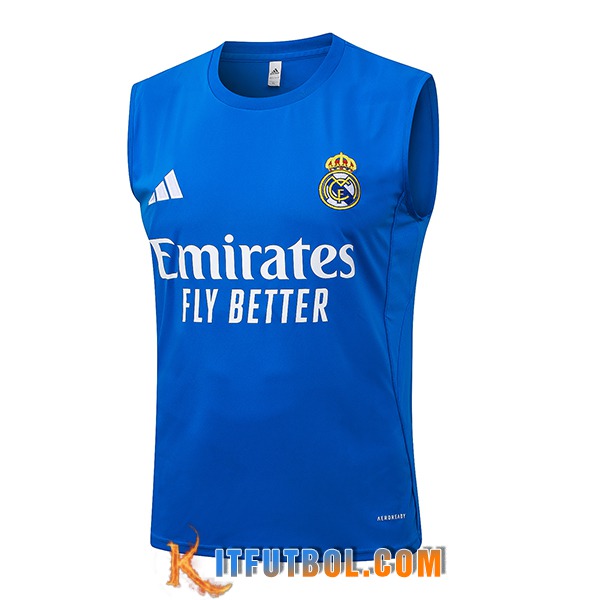 Chalecos De Futbol Real Madrid Azul 2025/2026 -02