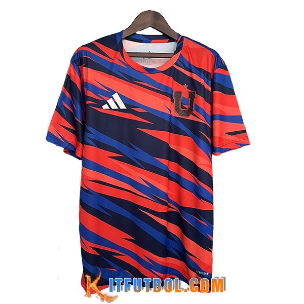 Camiseta Entrenamiento Universidad De Chile Rojo/Azul 2025/2026