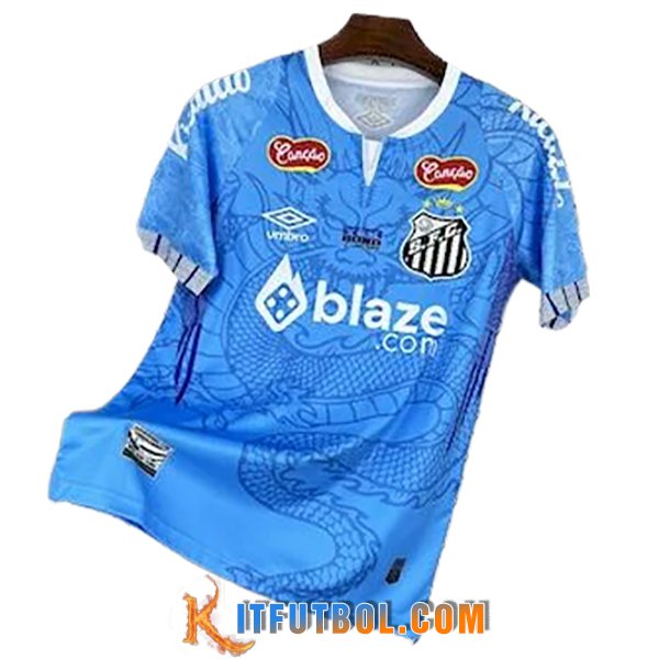 Camiseta Entrenamiento Santos Azul 2025/2026