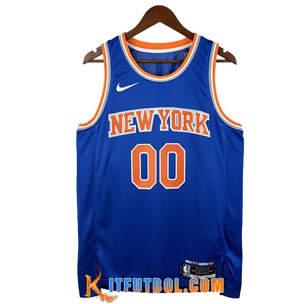 Camisetas NBA New York Knicks (CLARKSON #00) 2025/26 Azul/Naranja
