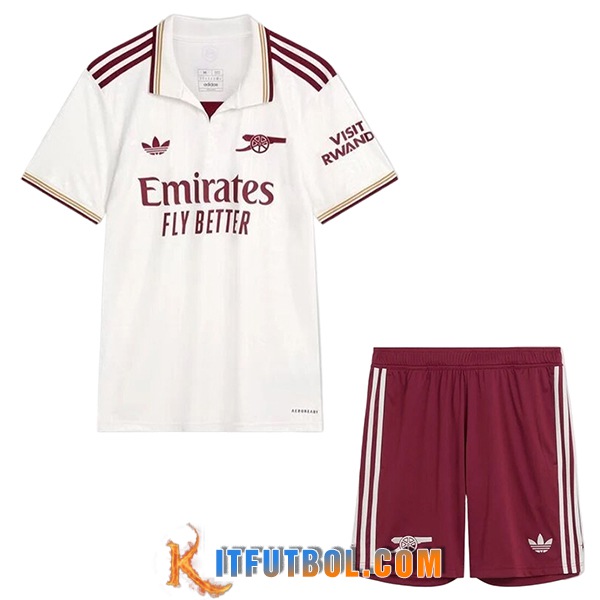 Camisetas Futbol Arsenal Tercera + Cortos 2025/2026