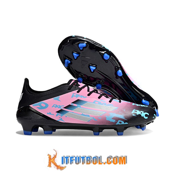 Adidas Botas De Fútbol F50 ELITE FG Rosa/Negro/Azul