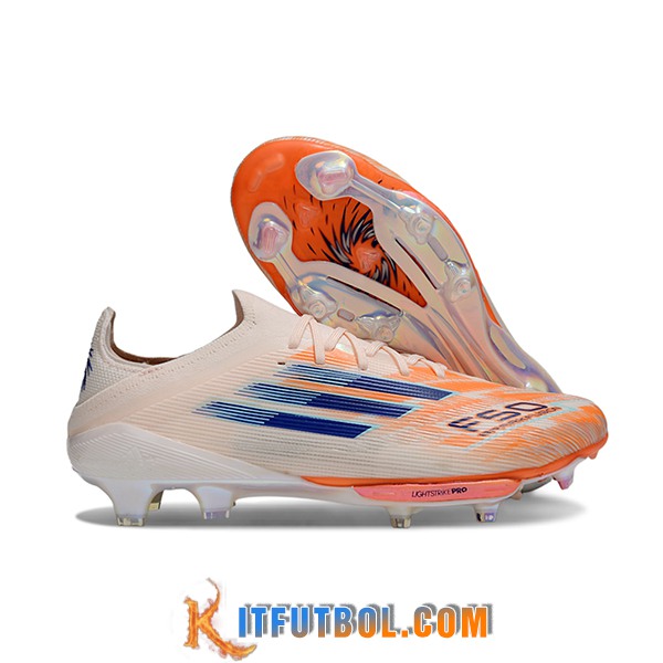Adidas Botas De Fútbol F50+.1 FG Naranja/Azul