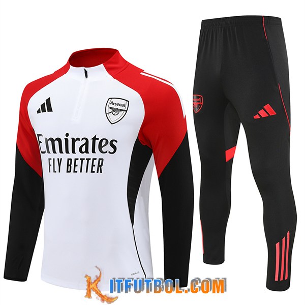 Chandal Equipos De Futbol Arsenal Blanco/Rojo/Negro 2025/2026