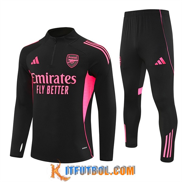 Chandal Equipos De Futbol Arsenal Negro/Rosa 2025/2026