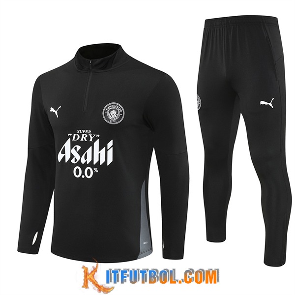 Chandal Equipos De Futbol Manchester City Negro/Gris/Blanco 2025/2026