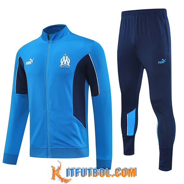 Chandal Equipos De Futbol Chaquetas Marsella Azul 2025/2026
