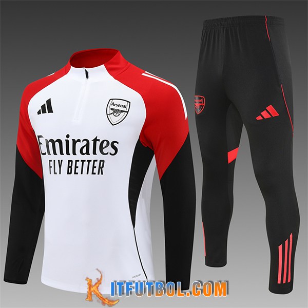 Chandal Equipos De Futbol Arsenal Ninos Blanco/Rojo/Negro 2025/2026